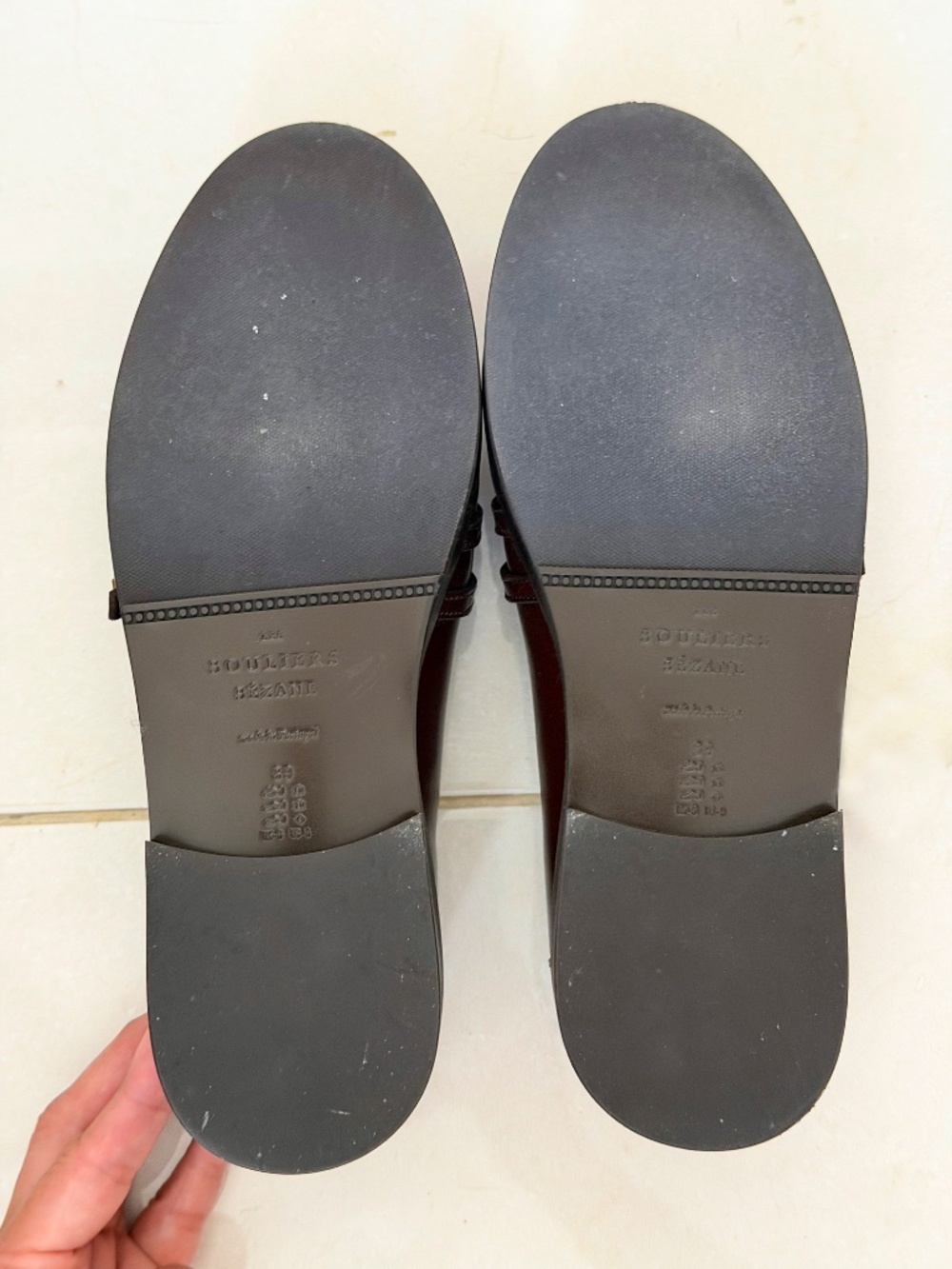 Sezane JOEY LOAFERS Glossy Chocolate Size 8 NWOB - Picture 4 of 11